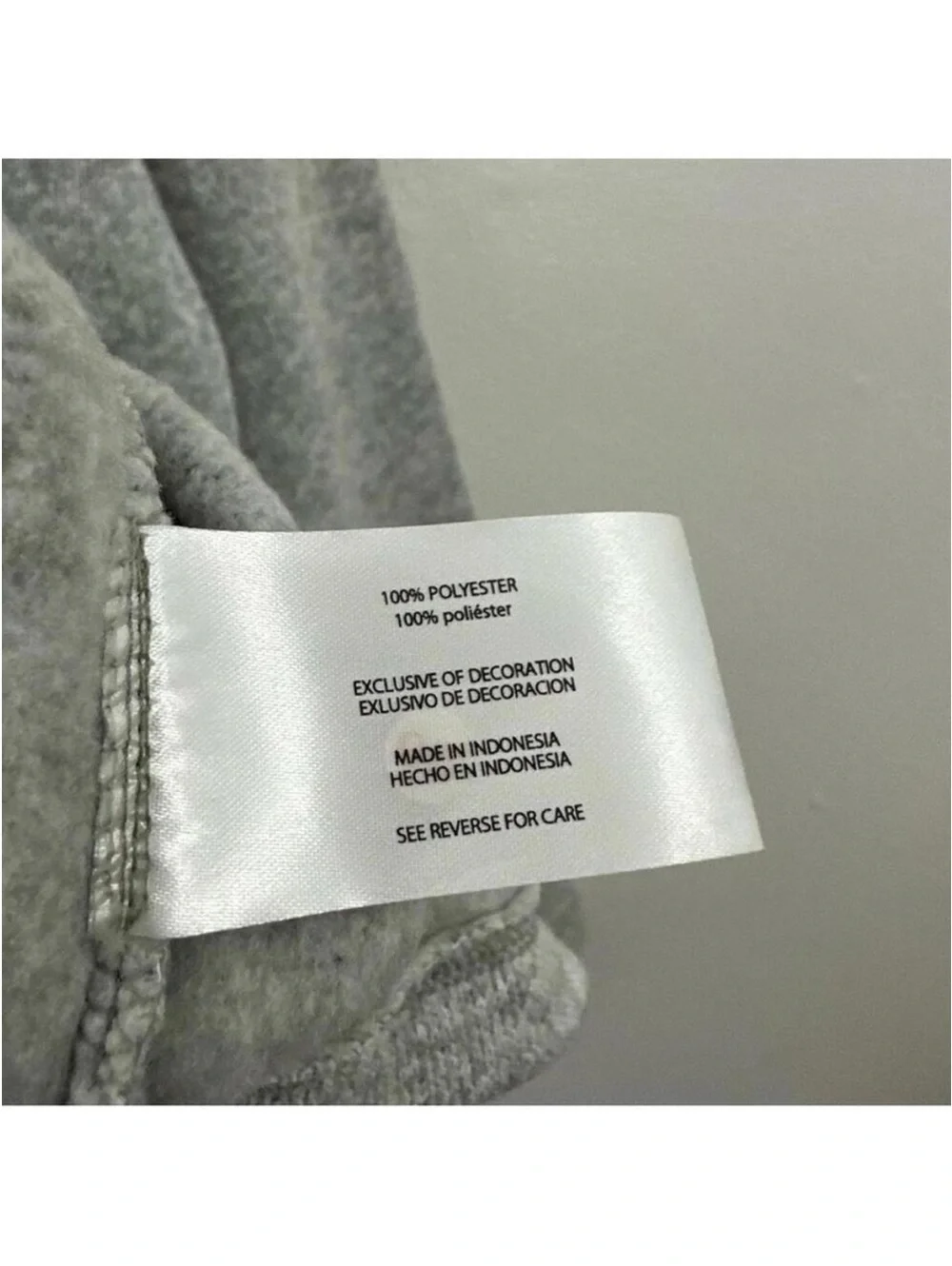 Eddie Bauer Men’s Grey Quarter-Zip Fleece Sweater Size XL
